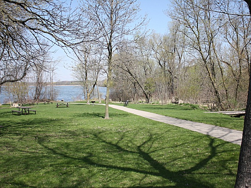 Pike Lake State Park, a Wisconsin State Park located near Cedarburg,  Germantown and Hartford
